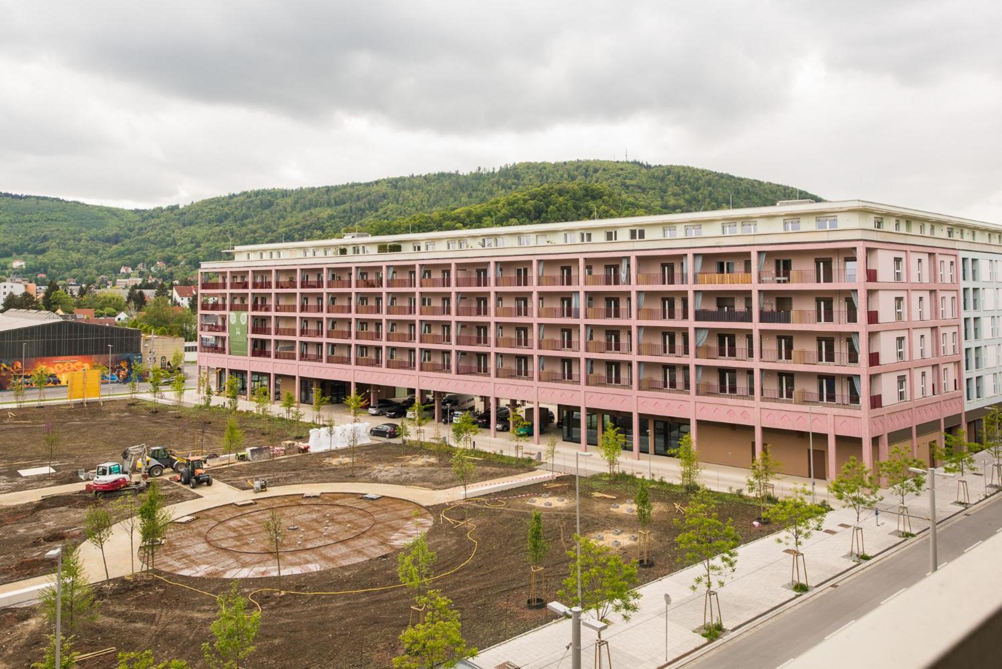 Muzeta Graz - Eco-Friendly Parkview Holiday Apartments In Graz'S Smart City المظهر الخارجي الصورة